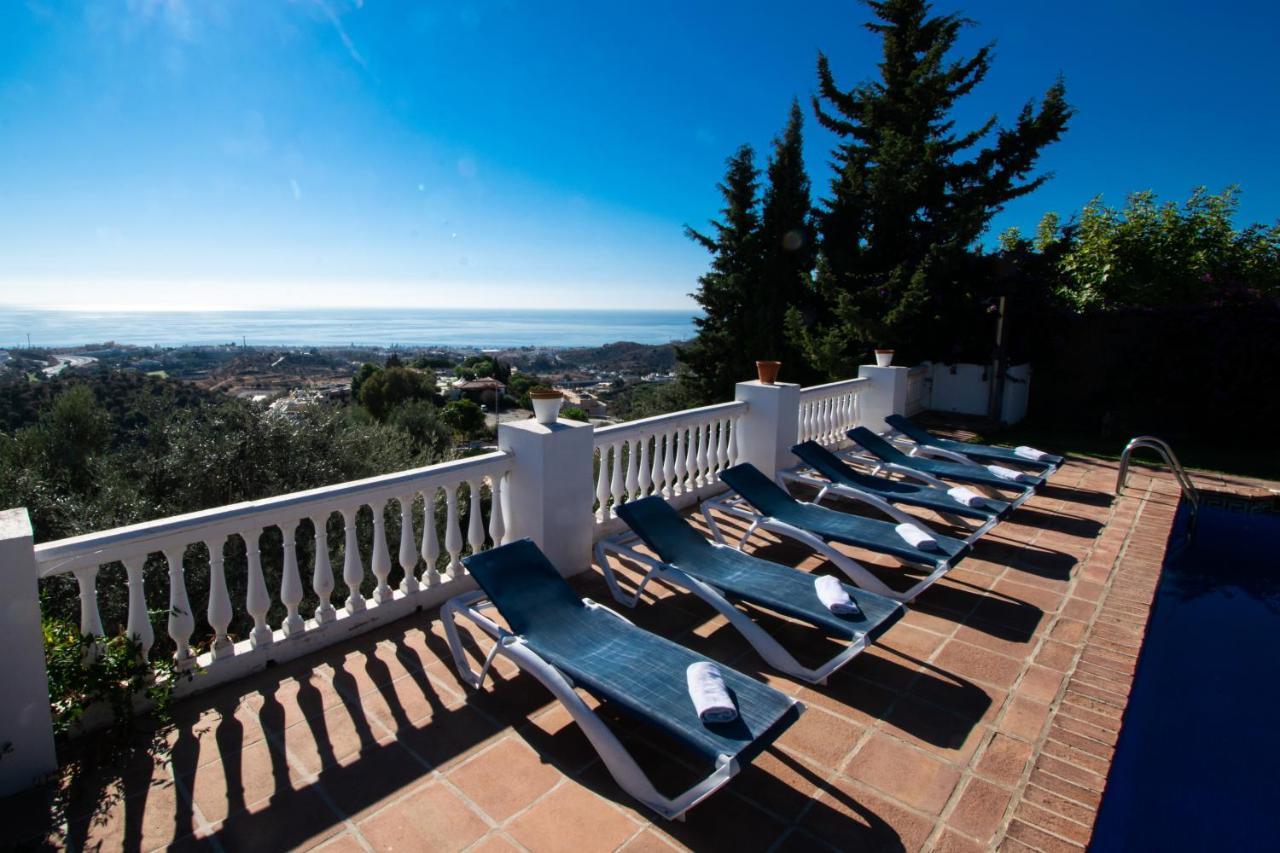 Gran Villa Con Vistas Al Mar Y Piscina Privada Málaga Kültér fotó